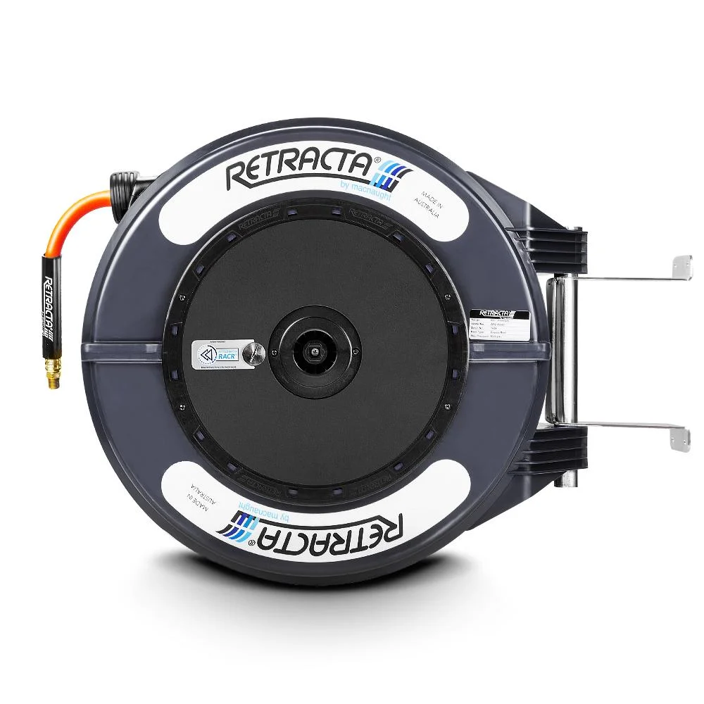 Macnaught ROC320D-01 3/8" x 20m Retracta R3 Premium + RACR Controlled Spring Rewind Reel