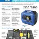 2.4kVA Westinghouse WHXC2400i Generator - Image 4