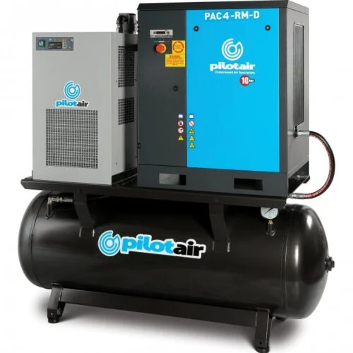 PAC4-RM-D - Rotary Screw Pilot Air Compressor & Integrated Air Dryer