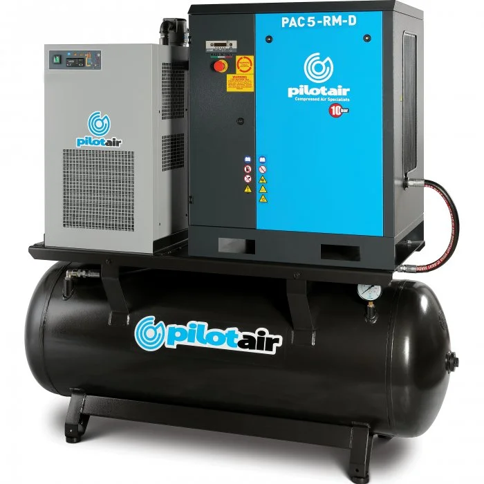 PAC5-RM-D - Rotary Screw Pilot Air Compressor & Integrated Air Dryer