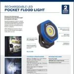 RECHARGEABLE LED POCKET FLOOD LIGHT