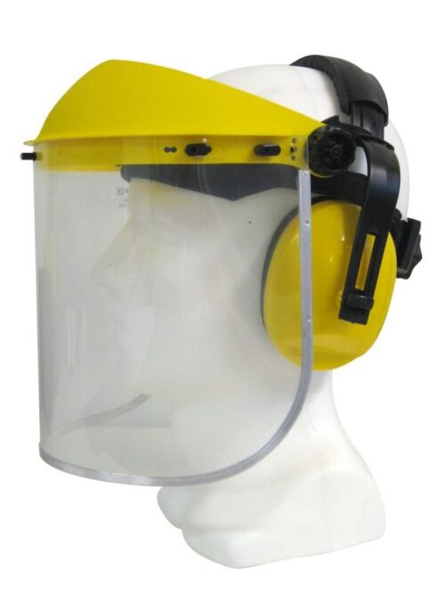 Maxisafe Clear Faceshield & Earmuff Assembly