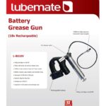 Lubemate 18V NI-CAD RECHARGEABLE GREASE GUN - Image 2