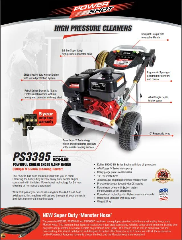 PowerShot PS3395 Pressure Washer - Image 2