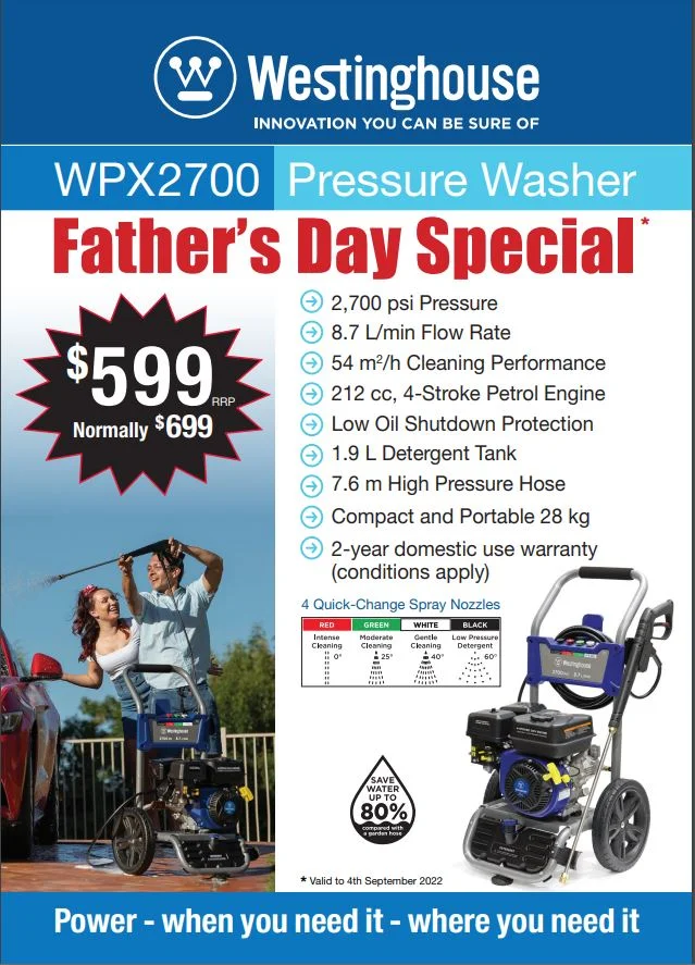 Westinghouse WPX2700 Pressure Washer - Image 2