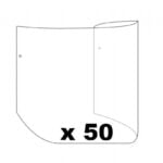 DeVilbiss PRO 650 Visor Covers 50 pack