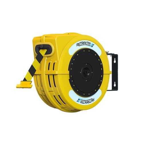 BARRIER REEL (YELLOW) - YELLOW/BLACK CAUTION X 25M TAPE
