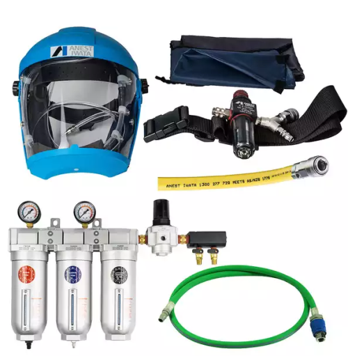 AFPCCR3S - Airfed Mask Kit, Breathing Hose and 3 Stage Filter