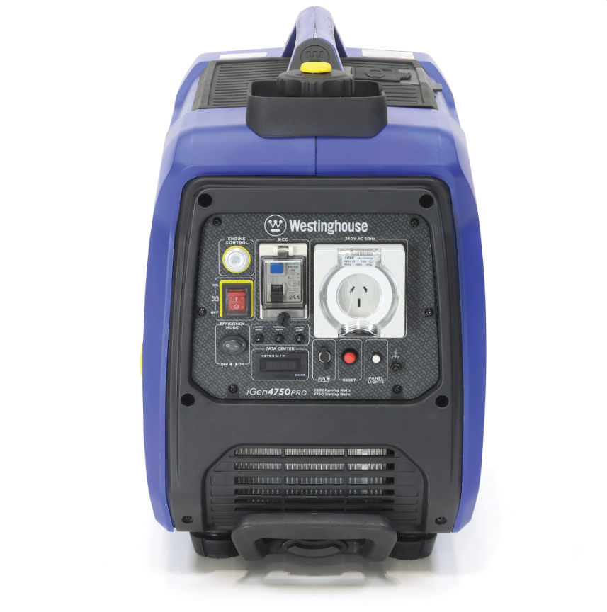 Westinghouse WPiGen4750PRO 4750W Electric Start Petrol Digital Inverter Generator - Image 3